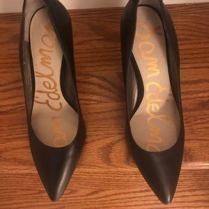Sam Edelman Zola Pumps - black leather & suede